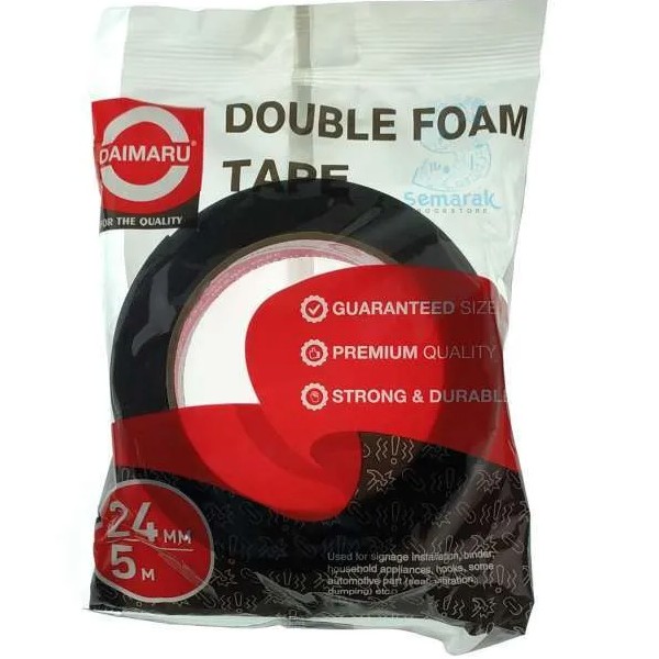 

Daimaru Double Foam Tape Lakban Perekat Ganda - 24mm x 5m