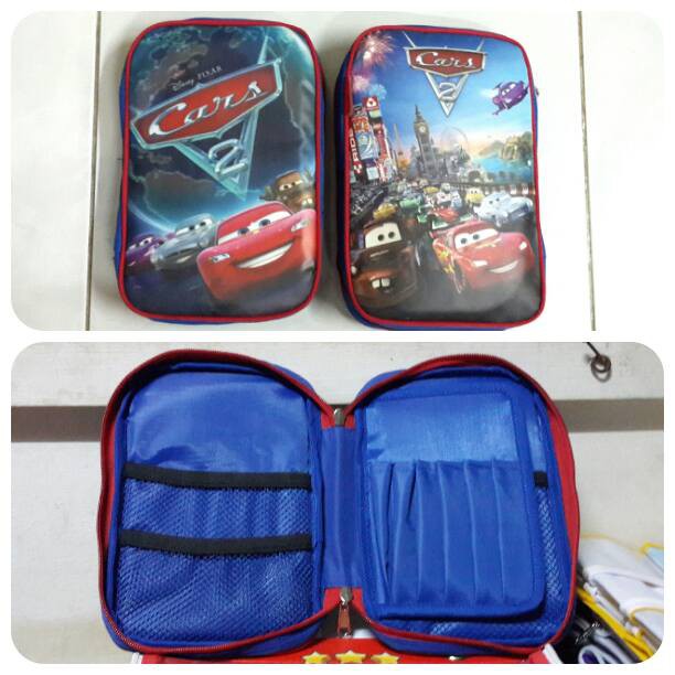 

Tempat Pensil Anak Murah / Pencil Case / Kotak pensil Karakter Cars mcqueen