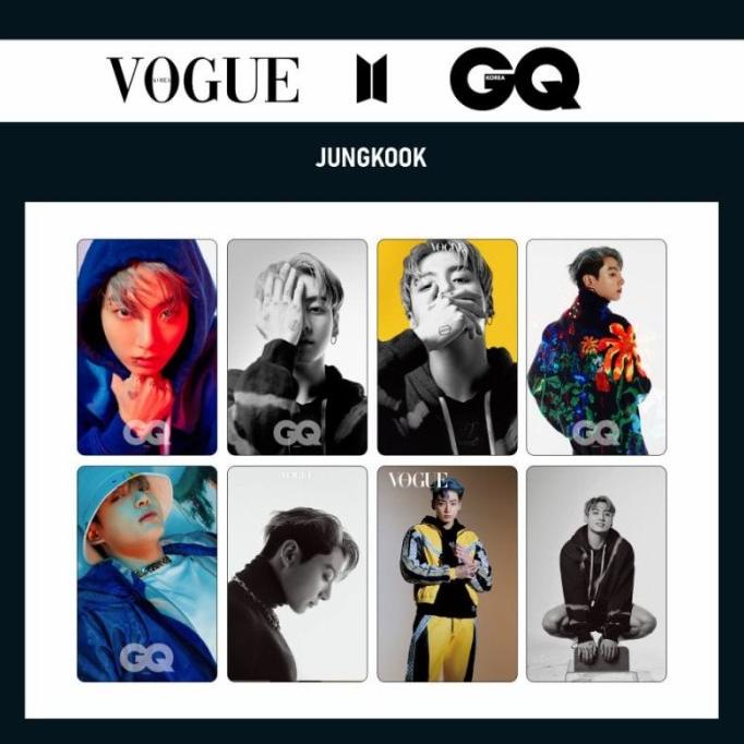 (ARMY) PHOTOCARD BTS GQ VOGUE KOREA UNOFFICIAL