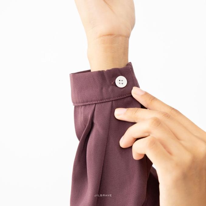 Gwen Dress Jilbrave Warna Deep Mulberry