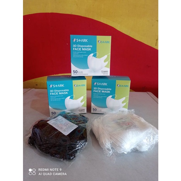 [COD] MASKER DUCKBILL STARK FACE MASK GARIS