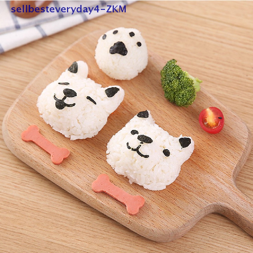 1 Set Cetakan Sushi / Onigiri / Bento Desain Kartun Untuk Dekorasi