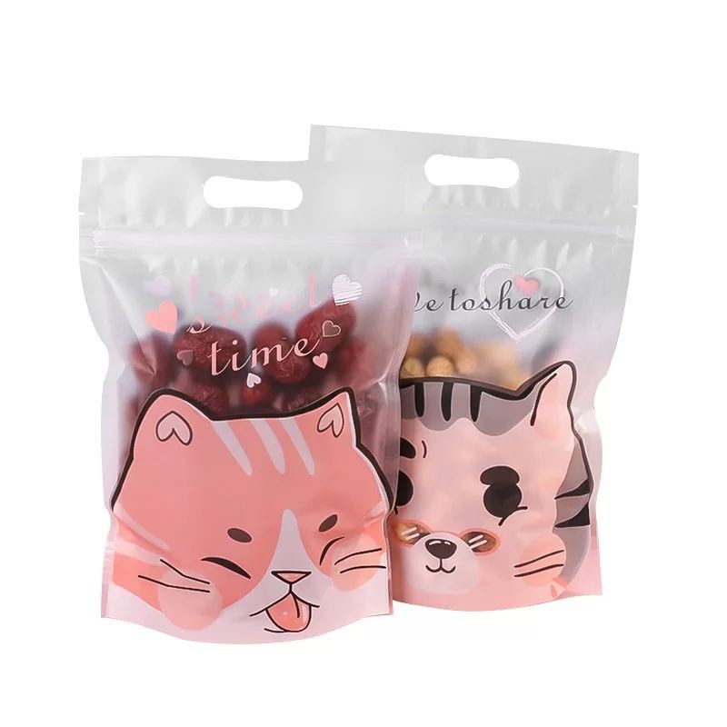 (PZ2) Plastik Ziplock Cat 2 Colour/Plastik Kue Kacang Permen