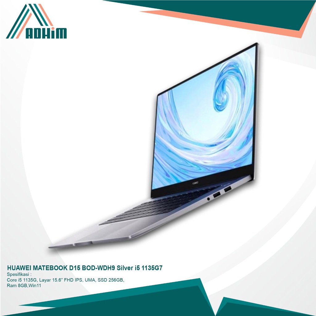 Jual HUAWEI MATEBOOK D15 BOD-WDH9 SILVER i5 1135G7 | Shopee Indonesia
