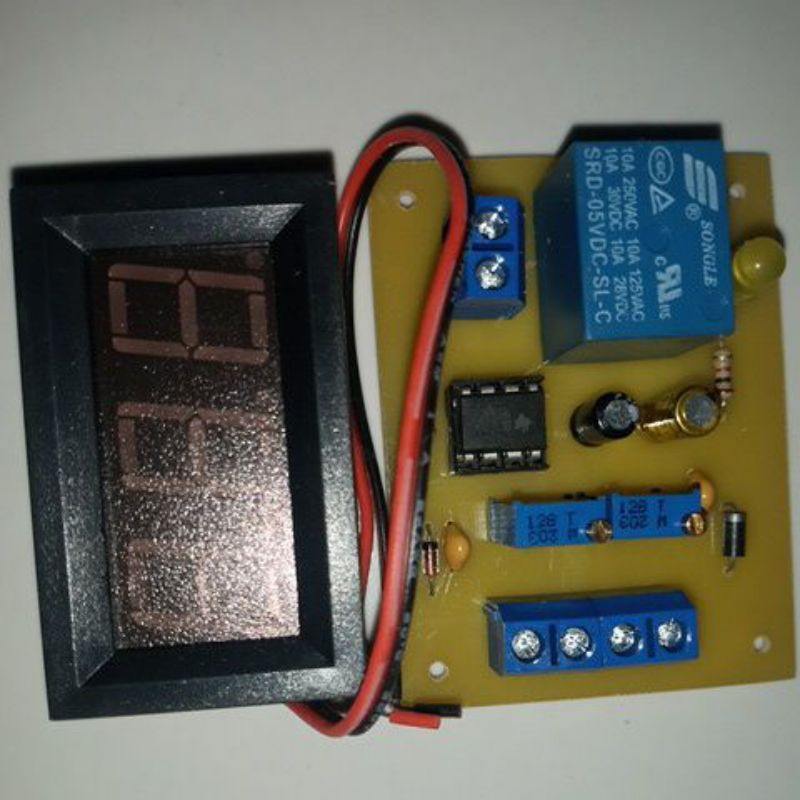 Modul Cas Aki + Voltmeter