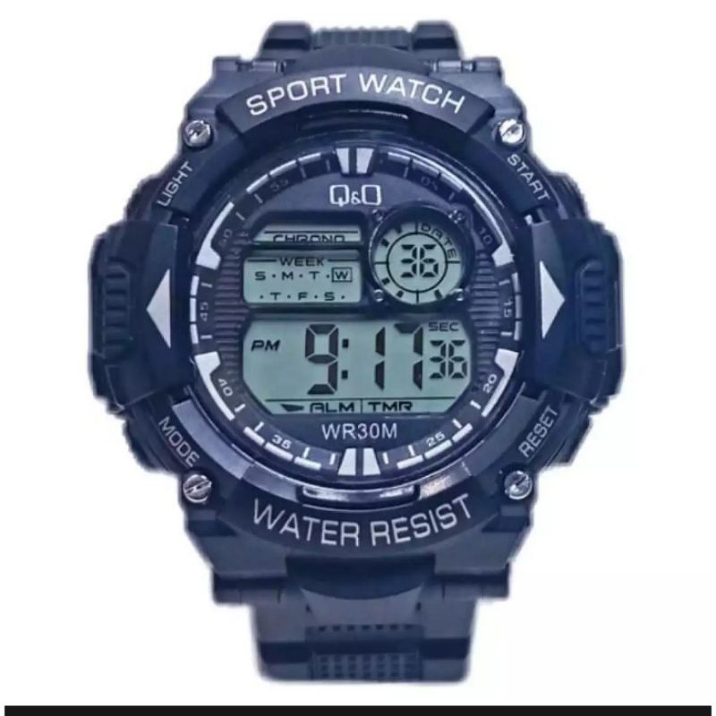 (Cod)Jam Tangan Pria Sport Watch QQ Resist Strap Rubber(Dikirim Jakarta)