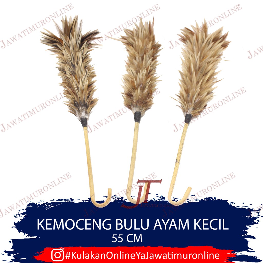 Kemoceng Bulu Ayam Ukuran Kecil