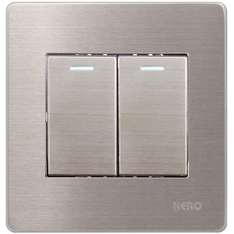 NERO Saklar Seri Stainless V8 V81621