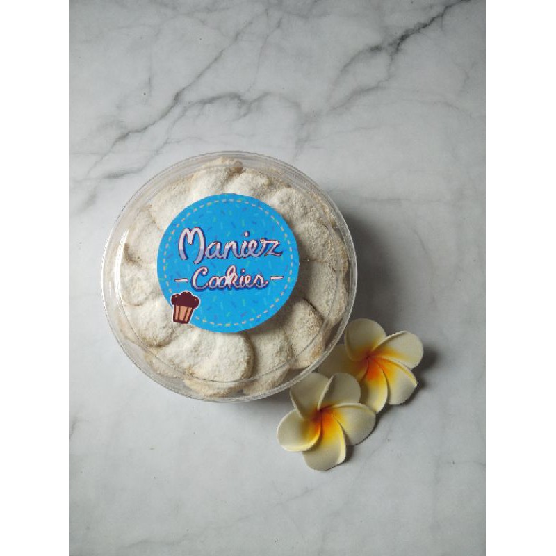 

Kue kering putri salju ukuran toples 250 gr