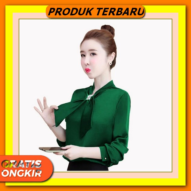 Baju Atasan Wanita Model Sabrina Kerut Chiffon Baju Wanita Sabrina Baju Gaya Korea Baju Korean Style