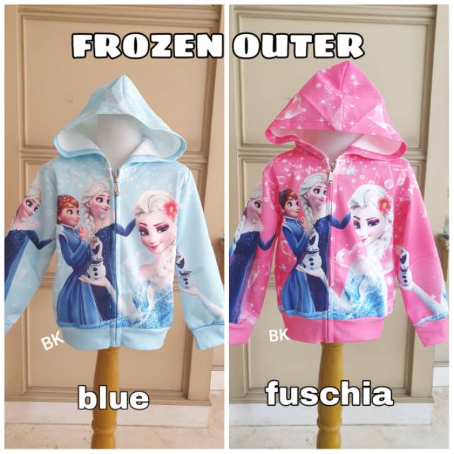 GA2729 LOL LOVE OUTER FUSCHIA / JACKET HOODIE LOL SUPRISE PINK MURAH / JAKET IMPORT ANAK KOREA