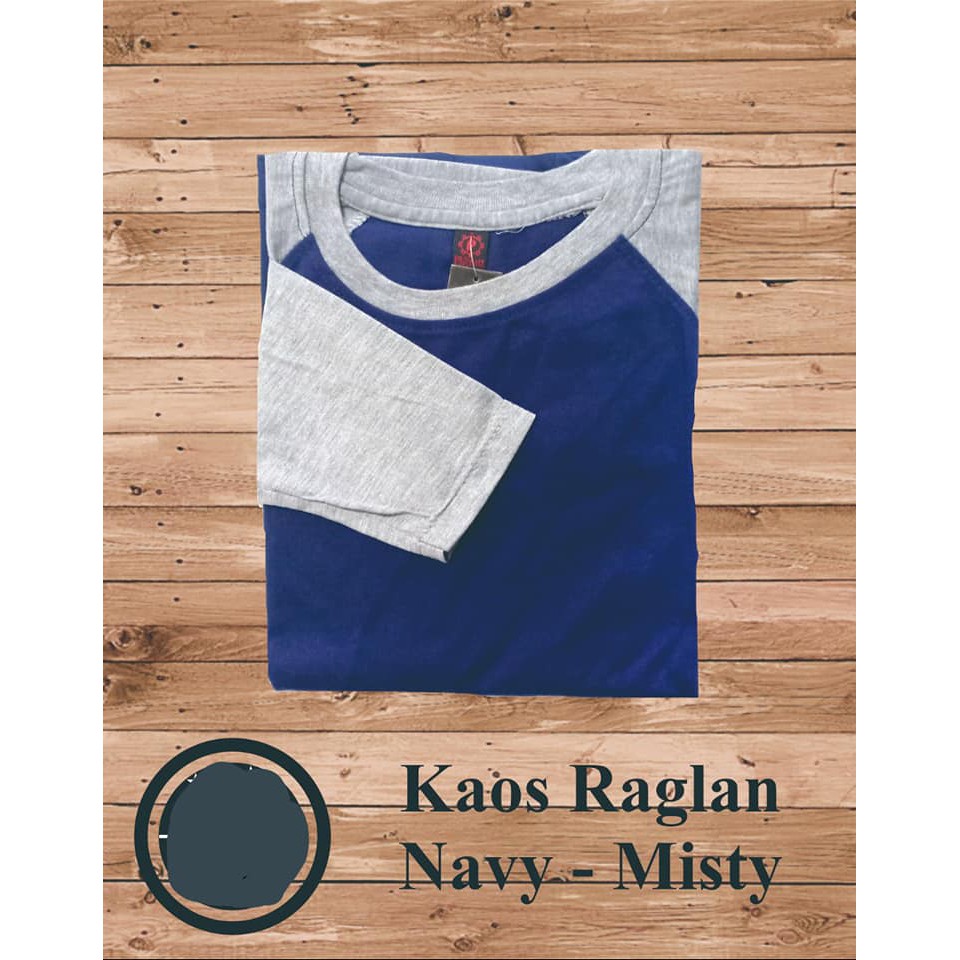 kaos raglan anak NAVY - raglan polos - kaos remaja - raglan anak ABG