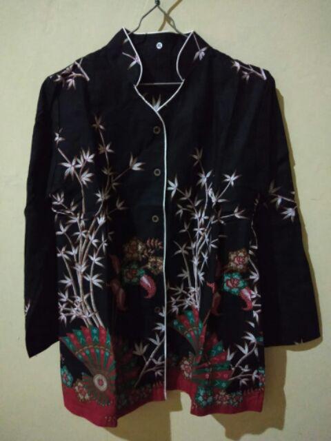 Atasan Batik Dolby Dolbi Dobby Doby Tenun Sutra Tulis Halus Katun Atbm Baron ,sarombit Atasan