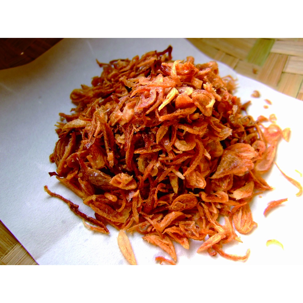 

Bawang Goreng sumenep Terlaris tanpa tepung asli Kwalitasnya 100 gram