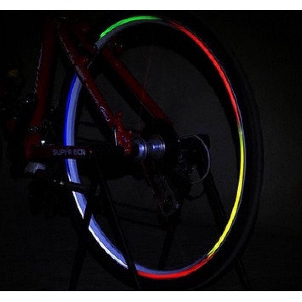 MLNSHP Bicycle Wheel Reflective Sticker / Stiker Roda Sepeda 8 Strip - A-0001