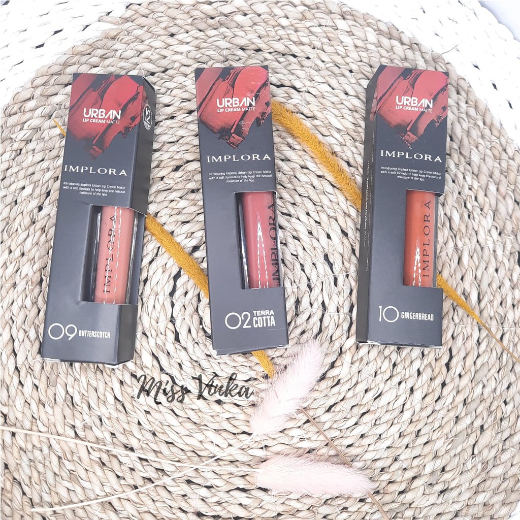 ❤Miss.Vinka❤ Implora Urban Lipcream Matte Lipstick / Lipstik lip cream Implora Original