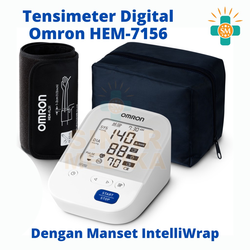 TENSIMETER DIGITAL OMRON HEM-7156 . ALAT PENGUKUR TEKANAN DARAH HEM 7156  . TENSI METER LENGAN ATAS