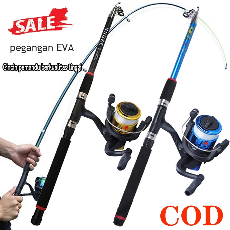 Spining Fishing Rod Fishing Reel Set 1.8M Max Drag 3kg Joran Pancing 5.2:1 Gear Ratio Reel Pancing Spinning Fishing Combo Joran Pancing Set Murah Peralatan Memancing Anak-anak Mainan Anak-anak Fishing Wheel Fishing Pole Fishing Gear Tool Senar Pancing