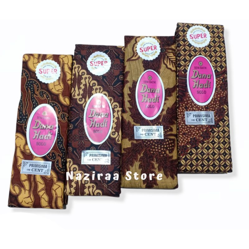 3 Pcs Kain Batik Dana Hadi Kain Panjang Batik Tapih Jarit Halus Solo Asli