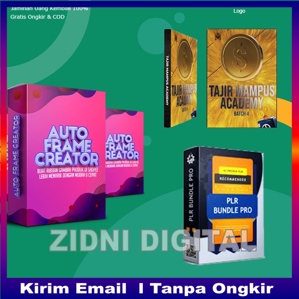 Auto Frame Blaster - Tajir Mampus - 100 Product PLR Premium