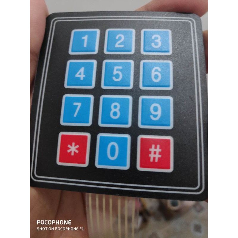 keypad matrik membrane 4x3 keypad Metrik 4x4 matrik 4x4 Keyboard membrane Keyboard tipis keyped 3x4 keyboard AVR arduino