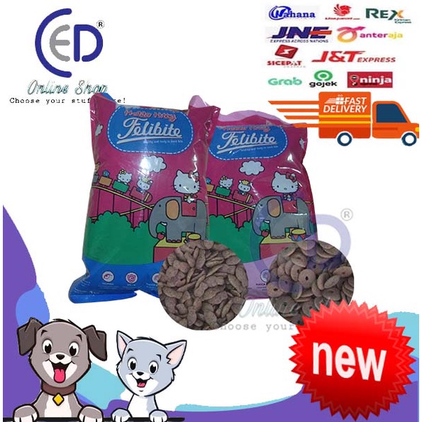 MAKANAN KUCING FELIBITE TUNA KITTEN ADULT IKAN &amp; DONAT 1KG