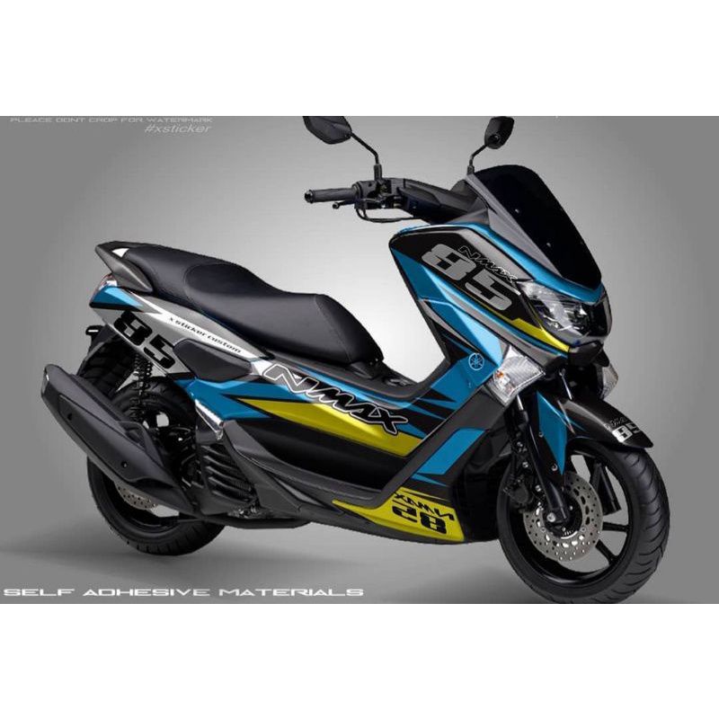 decal variasi stiker motor Yamaha nmax lama full body