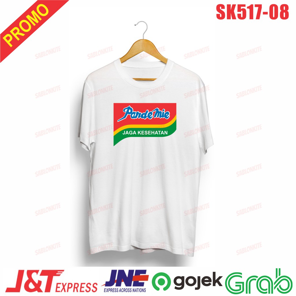 MURAH!!! KAOS PLESETAN INDOMI PANDEMI SK517 COMBED 30S UNISEX