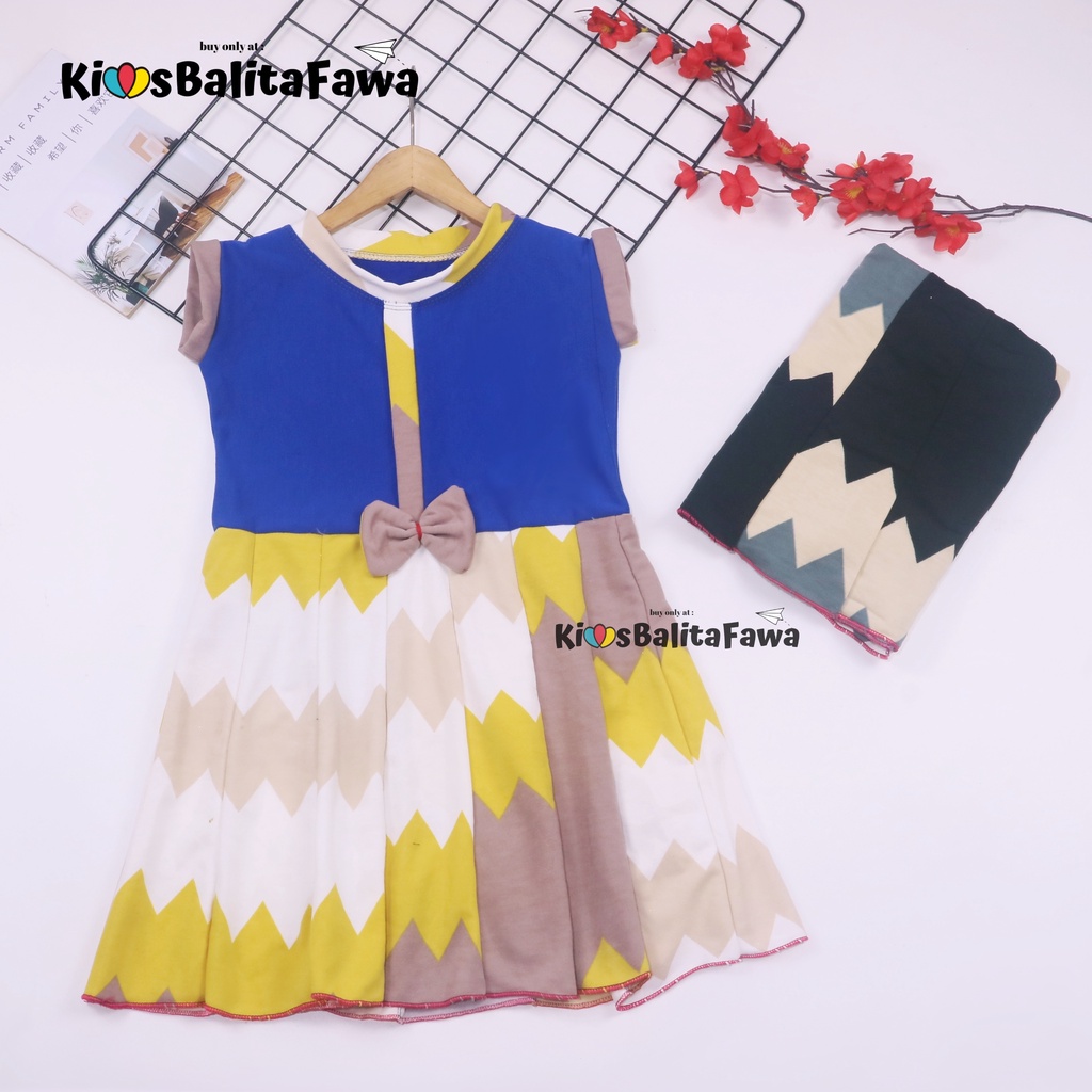 Dress Lala uk 5-6 Tahun TYPE C / Dres Fashion Kids Perempuan Cewek Baju Anak Bunga Casual Pesta Gaun