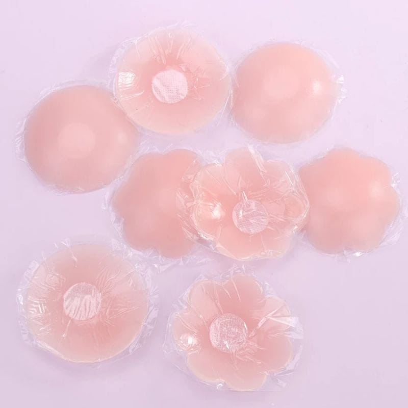 (VCM) BRA Nipple PAD Cover Self adhesive Nipple pad Silicone Pad Silicon Bra Penutup Puting Susu (SEPASANG)