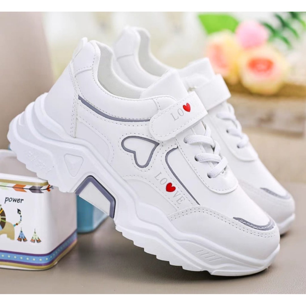 JS - SEPATU SNEAKERS ANAK WANITA LOVEABLE AS162