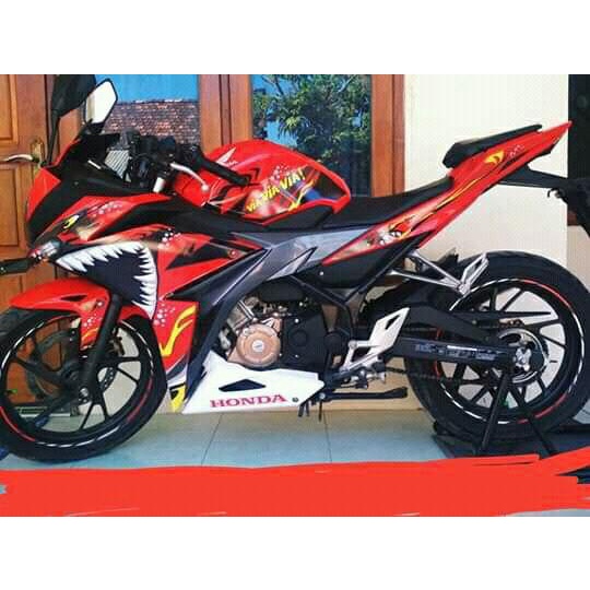 Jasa desain /edit desain stiker striping decal variasi motor