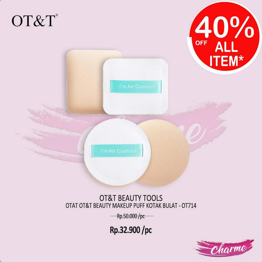 READY OTAT OT&amp;T Beauty Puff Super Soft/Round/Square Sponge Spons OT714 715 716