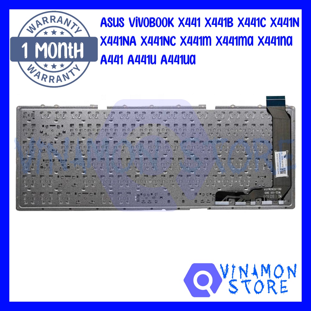 Keyboard Laptop Notebook Asus Vivobook x441 x441B x441C x441N x441NA x441NC x441m x441ma x441na A441 A441u A441ua Series / Black / White-1