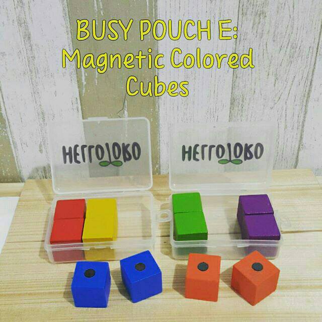 

Magnetic Colored Cubes