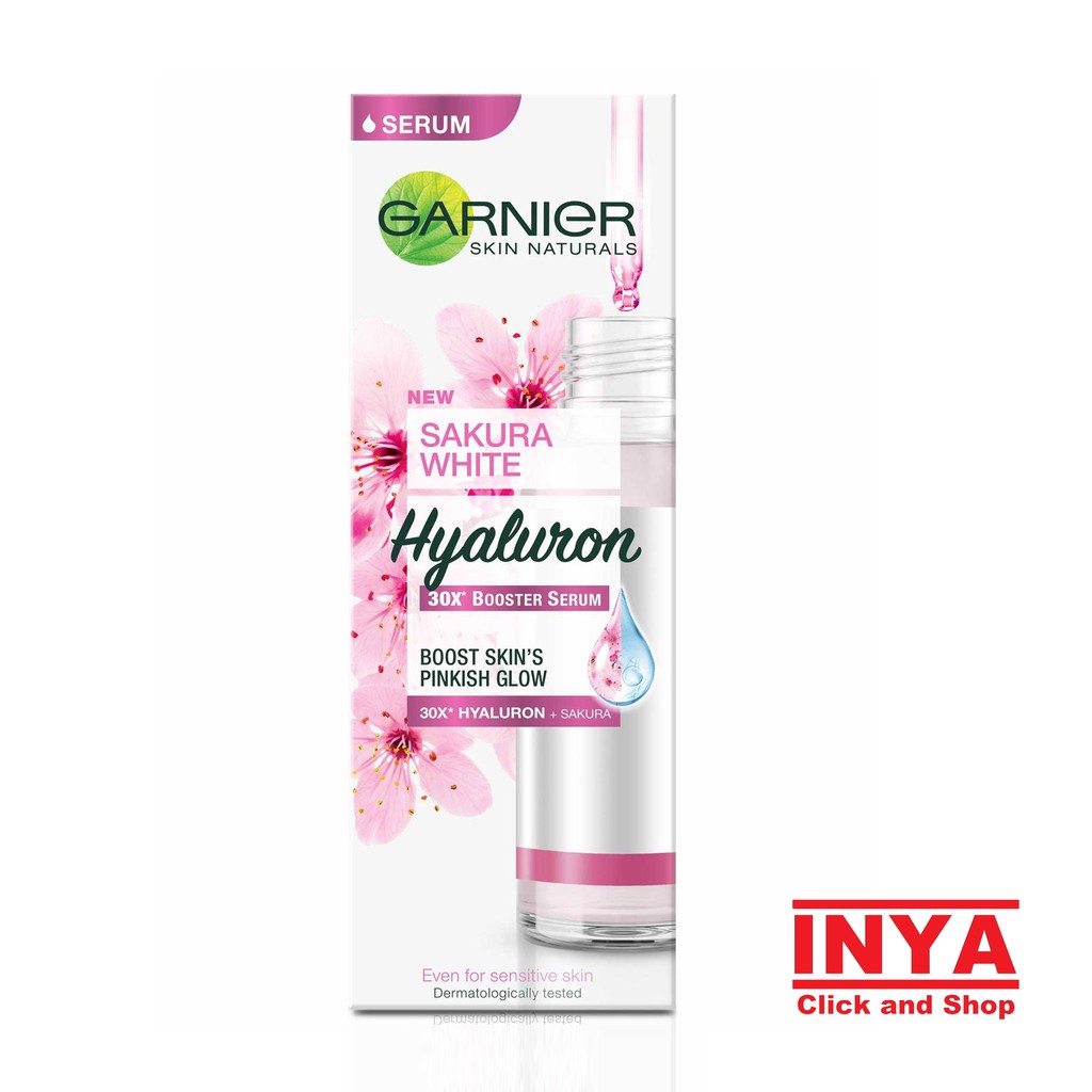 GARNIER SAKURA WHITE HYALURON 30X BOOSTER SERUM 30ml