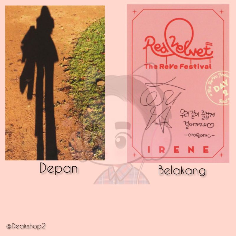 PC RARE IRENE BAYANGAN❗BACA DESKRIPSI❗