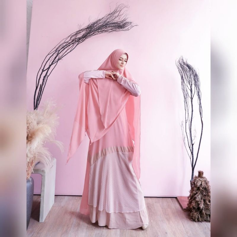 SUNNY by Viendra gamis syar'i set khimar