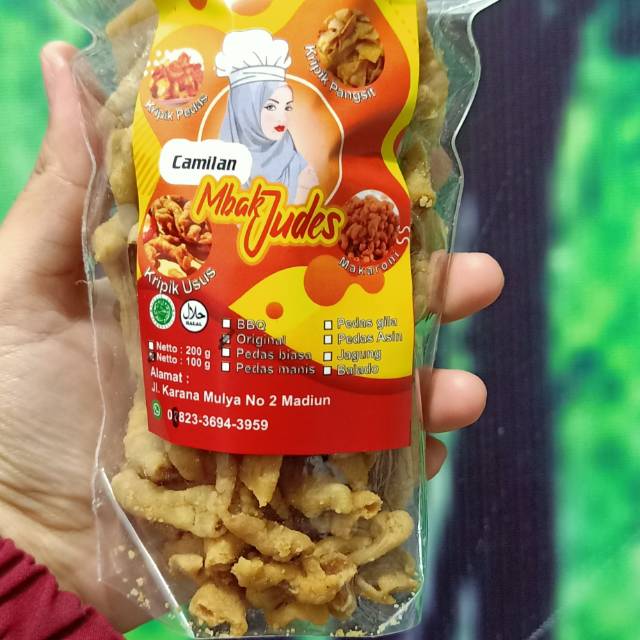 

Keripik Usus Aneka Rasa Madiun /100gram