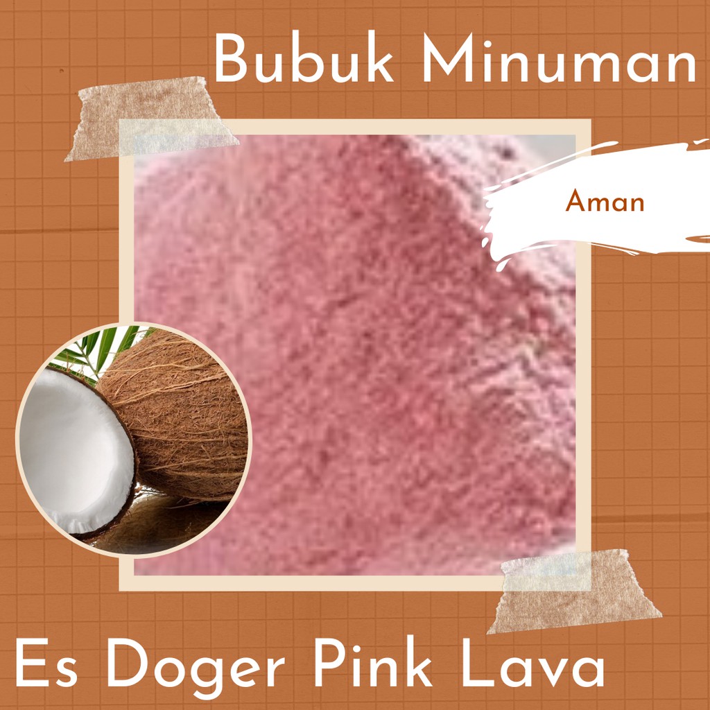 

Bubuk Minuman Premium Rasa Es Doger Pink Lava 1 Kg Serbuk Minuman Enak Murah Halal Aman Terbaik