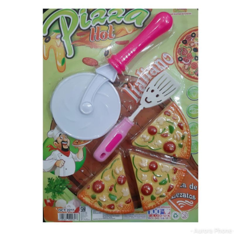 Mainan Anak Pizza Potong / Pizza Hut / Pizza Pizzaan / Pizza Hot / Mainan Masak Masakan /Mainan Anak