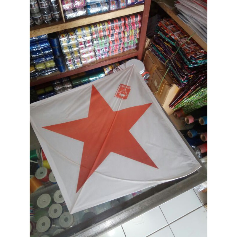  layangan  kertas  sablon  1 pack isi 50 Pcs Shopee Indonesia