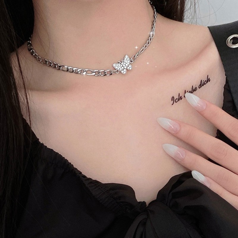 [ACKER] Kalung Choker Manik-manik Batu Mewah Untuk Wanita