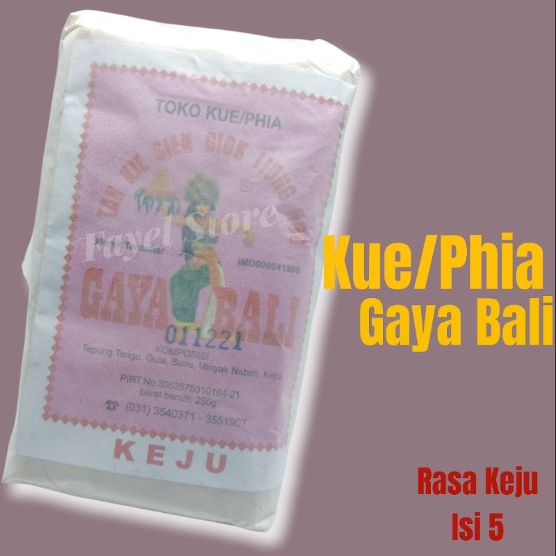 

Kue Phia KEJU Kue Pia Gaya Bali keju kue kering makanan camilan Roti Kue Phia Pia