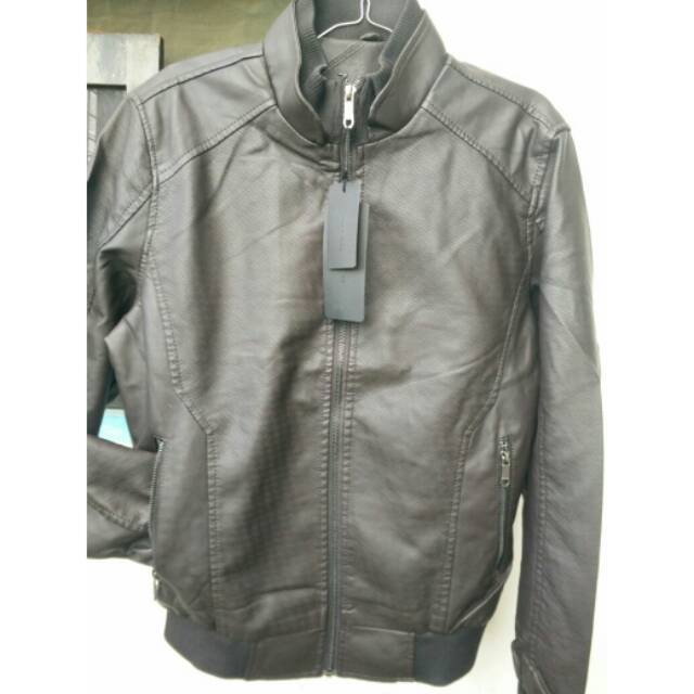 Jaket Kulit Pria ZARA Premium