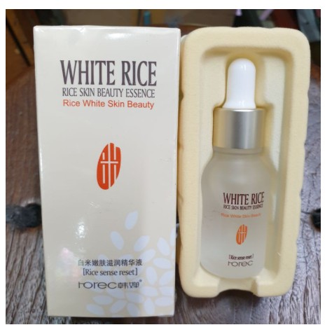 SERUM EHITE RICE ROREC / SERUM BERAS SERUM PEMUTIH WAJAH - ANTI AGING - WAJAH BERUNTUSAN