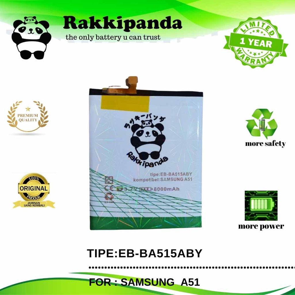 R/K- RakkiPanda EB-BA515ABY Samsung A51 Batre Batrai Baterai