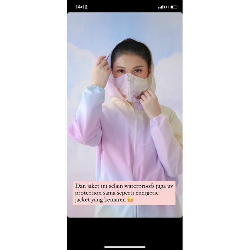 vone active mujigae Energetic rainbow jacket SM