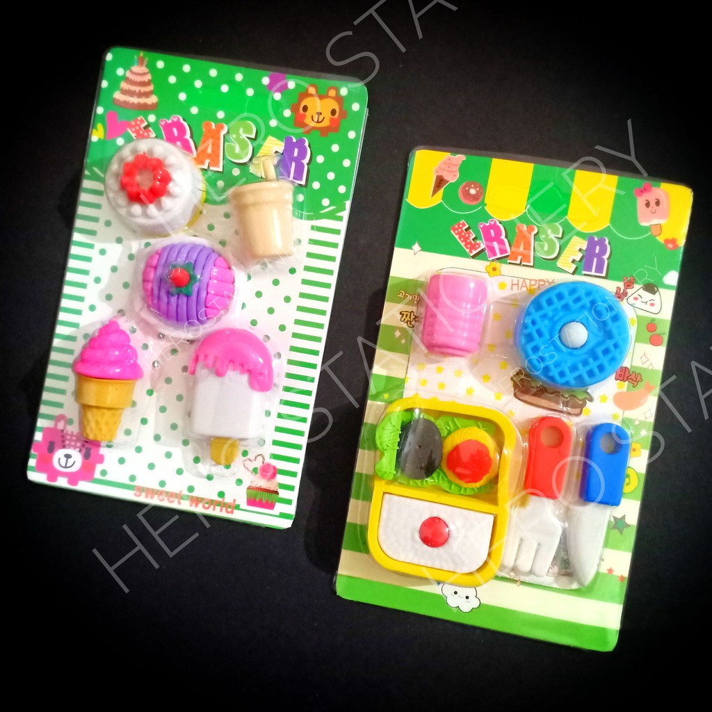 

Penghapus food set B