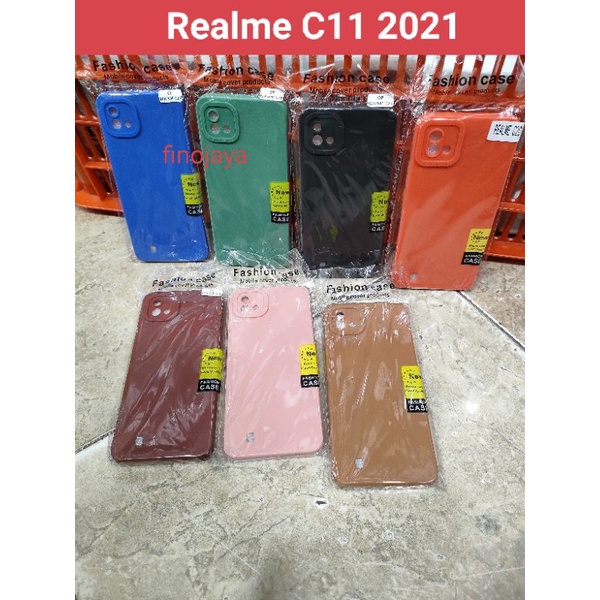 Softcase Realme C11 2021 Silikon Casing Selicon Case Macaron Pro Camera